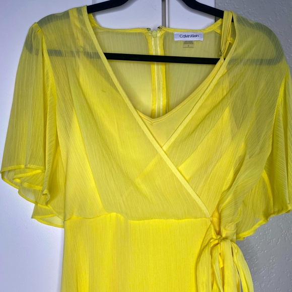 Calvin Klein Dresses & Skirts - Calvin klein yellow summer dress